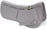 ECP Equine Comfort Products Adjustable Shock Absorbing Memory Foam Half Saddle Pad, Injury Prevention & Pressure Relief, Customizable Fit, Breathable for All Riding Styles