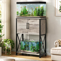 5-10 Gallon Fish Tank Stand - Grey / 5-10 Gallon - image 2