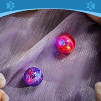 6 Pcs Cat Ball Ghost Hunting Light up Toy - Pink, Purple / 2 - image 4