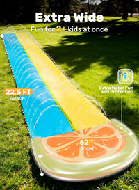 Sloosh Water Slides with 2 Inflatable Boards, Orange - image 2