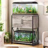 5-10 Gallon Fish Tank Stand - Grey / 20-29 Gallon - image 4