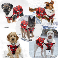 Dog Winter Coat for Cold Weather - Red / XX-Large - image 3
