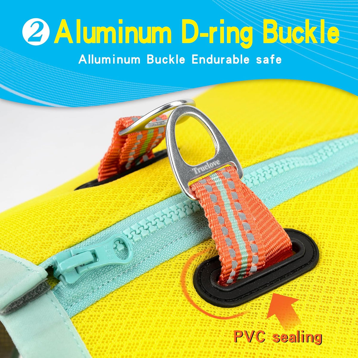 JUXZH Dog Cooling Vest, Evaporative Cooling Jacket Orange - Yellow / XX-Large (Chest 32.7-39.8") - image 2