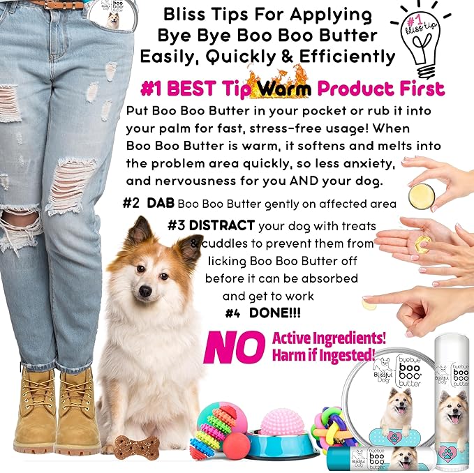 The Blissful Dog Icelandic Sheepdog Boo Boo Butter, 0.50 Ounce