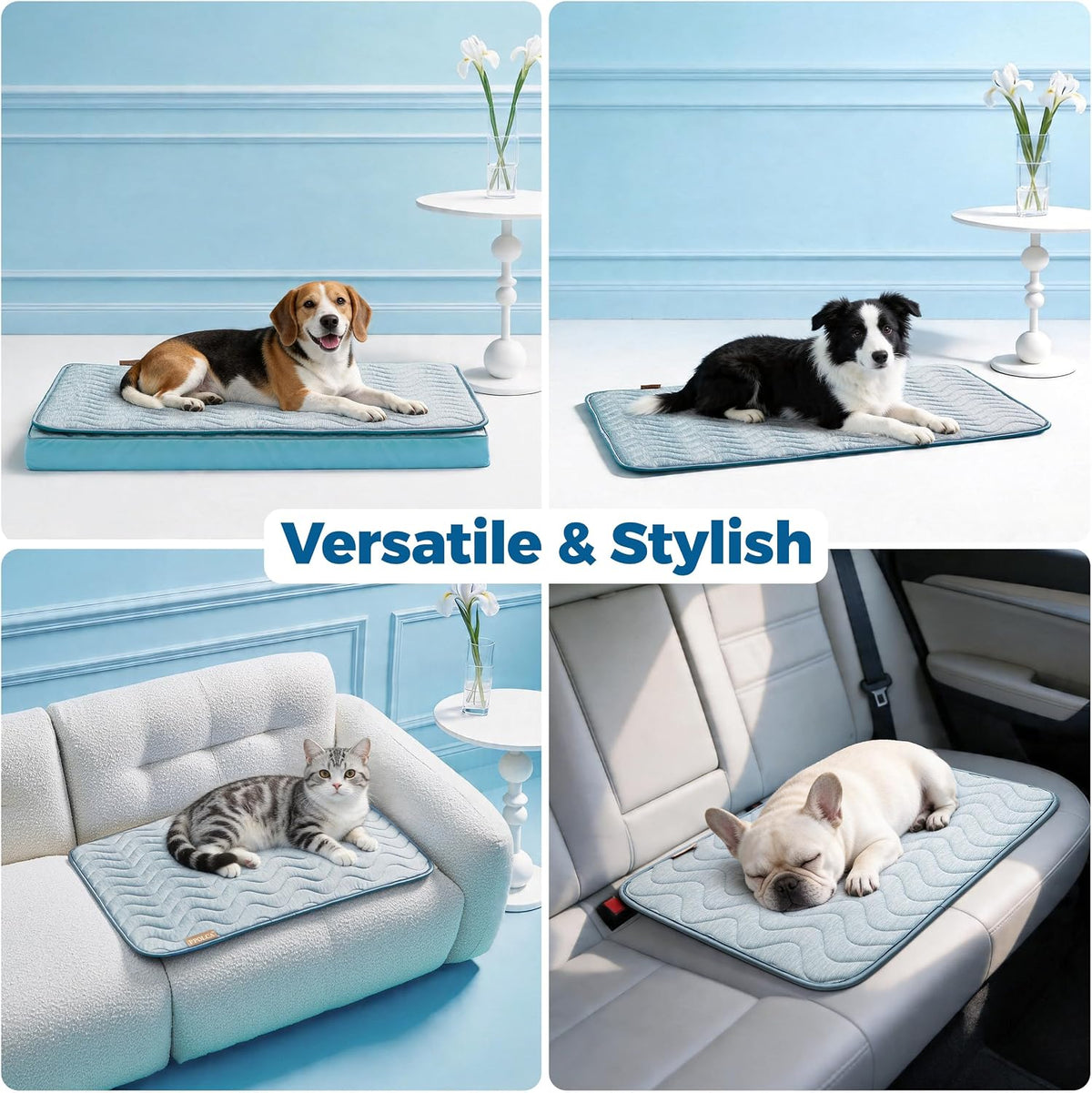 Waterproof Cooling Mat for Large Dogs 28x41 - Blue / 28x41 - image 2