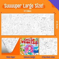 SpriteGru jumbo Halloween coloring poster with ghosts, pumpkins and witches - view 20