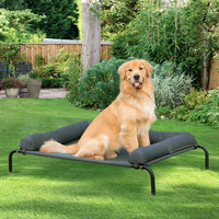 WESTERN HOME Cooling Elevated Dog Bed for Large Dogs - 36.0"L x 26.0"W x 8.0"Th / Grey - image 3