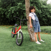 bikeboy 2 in 1 balance bike with pedals and hand brake, 12 14 16 inch wheels - view 21