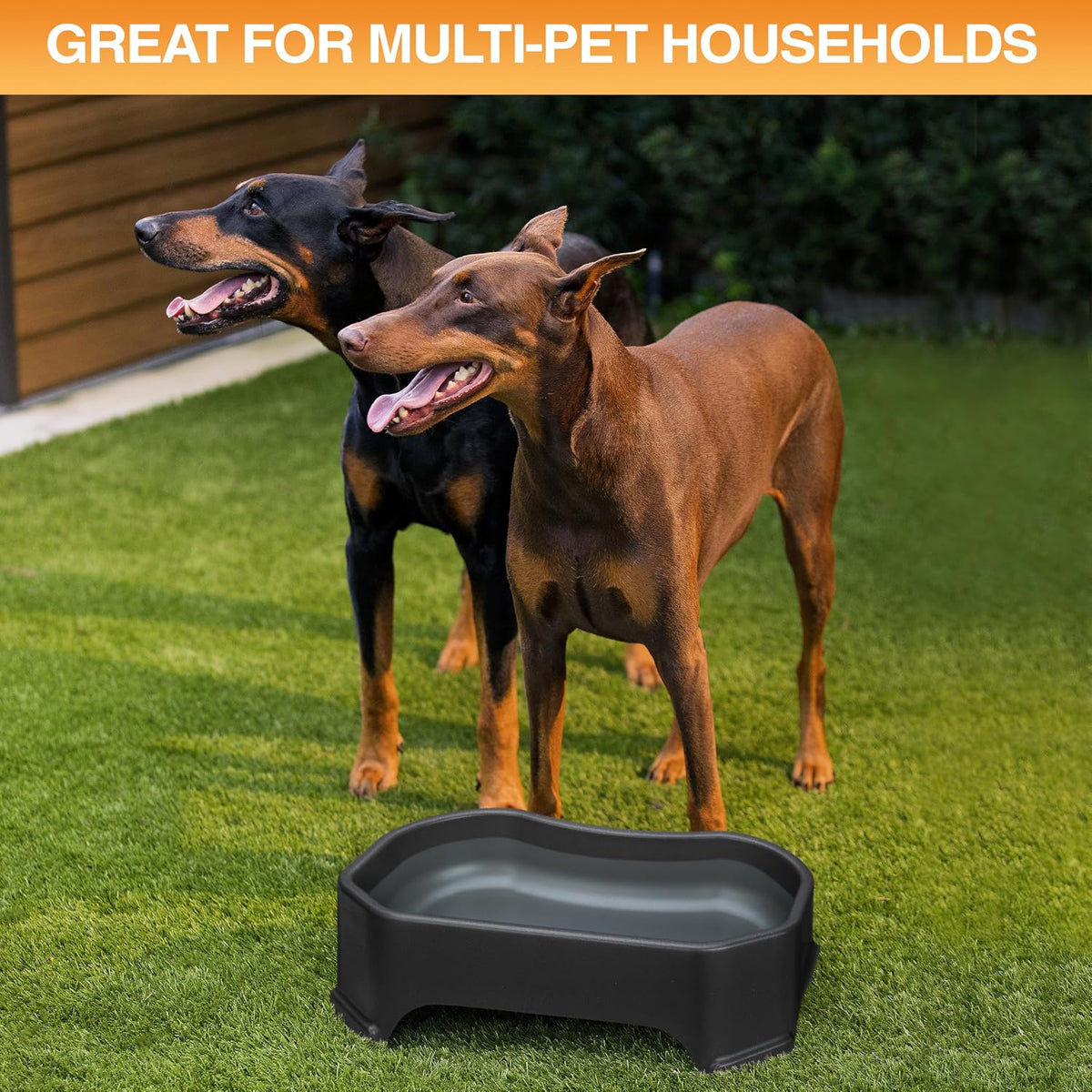 Neater Pet Brands Extra Large Water Bowl for Dogs - 1.25 Gallons / Midnight Black - image 4
