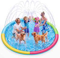 SLOOSH 60" Non-Slip Splash Pad Sprinkler - Multicolor / 120in