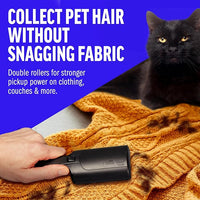 ChomChom Roller for Pet Hair - Reusable Lint Roller Pet Hair Removal Tool for Clothes, Couches, Cars and Travel - Cat Dog Hair Remover, Compact, No Sticky Refills Needed (Mini)