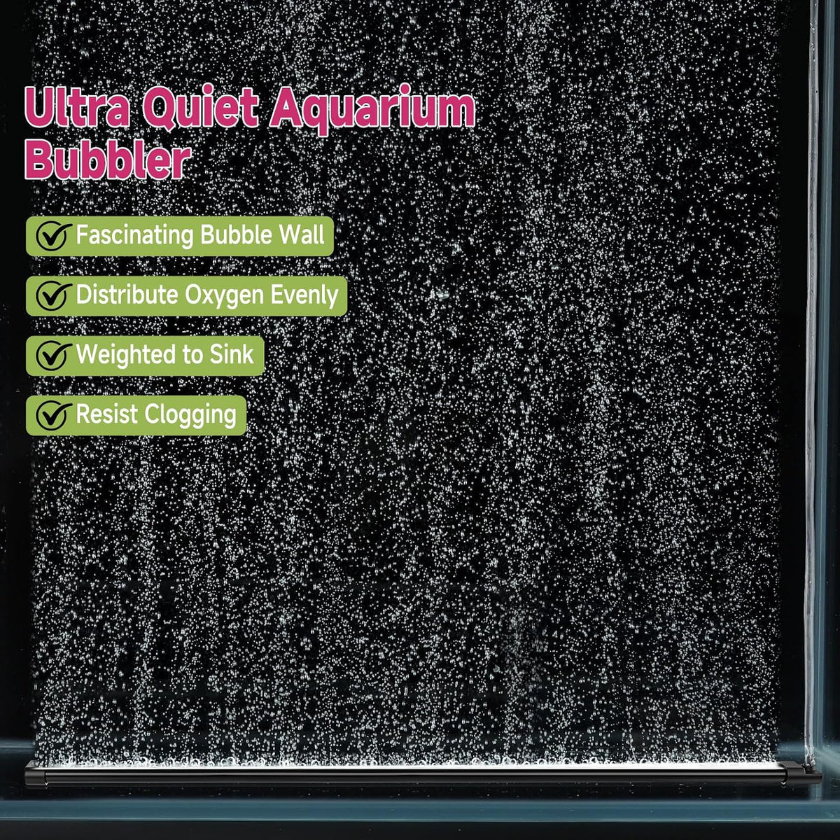 hygger Aquarium Bubble Curtain Wall - 29.5-IN Long - image 2