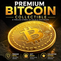 Collector's Bitcoin Coin, Commemorative Crypto Token - image 2