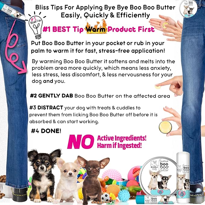 The Blissful Dog Chihuahua Boo Boo Butter, 16 oz.