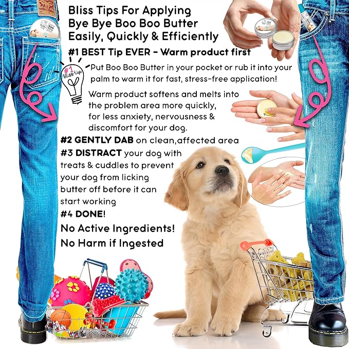 The Blissful Dog Rottweiler Boo Boo Butter, 16 oz.