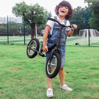 bikeboy 2 in 1 balance bike with pedals and hand brake, 12 14 16 inch wheels - view 26