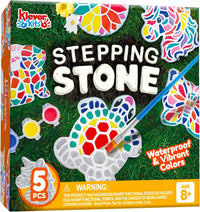 Klever Kits stepping stones painting kit with unicorn and sunflower stones