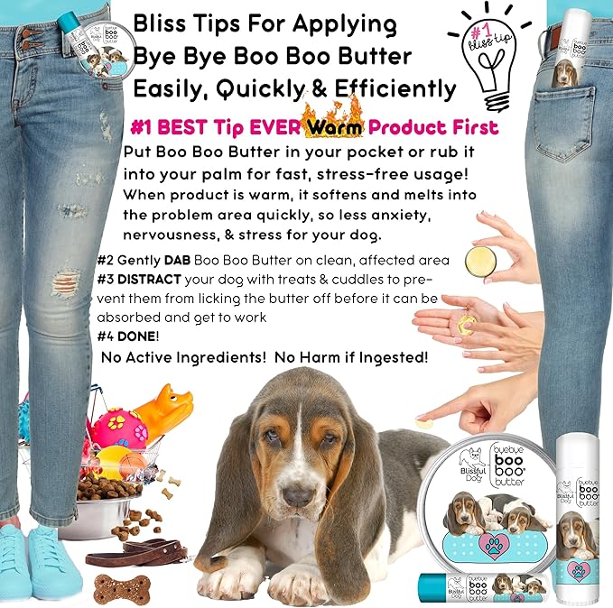 The Blissful Dog 2 oz TIN Basset Hound Booboo Butter