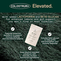 Adapt Naturals Colostrum Supplement with Lactoferrin & Beta-Glucan, Bio-Avail Grass Fed Bovine Colostrum Powder for Gut Health, Immune Support & Vitality | Non-GMO, 2500mg, Unflavored - 60 Days Supply