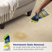 Bissell InstaClean Oxy Pet Spot and Stain Remover with Brush Head - Pet Urine Eliminator, 4 pk - image 3
