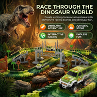 Dinosaur Race Track Toys for Boys 3-5 - Dinosaur Bridge Race Track Set - image 3