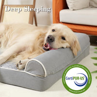 Orthopedic Dog Beds for Large Dogs - XL(42x30x7.5)Inches / Grey - image 3