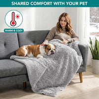 PetAmi Waterproof Dog Blanket for Couch Protector Pet Throw - Light Grey / Medium (29x40) - image 4