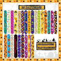 Halloween Slap Bracelets for Kids - 100c - image 3