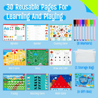 SpriteGru search and find book for kids with dry erase markers and storage bag - view 26