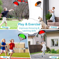 Yeeeasy Tangle-Free Parachute Toys for Kids Outdoor Flying Game - Gift 3Pcs - image 3