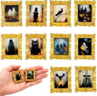 Furjane 45 miniature magic potion bottles with vintage labels for a dollhouse - view 5