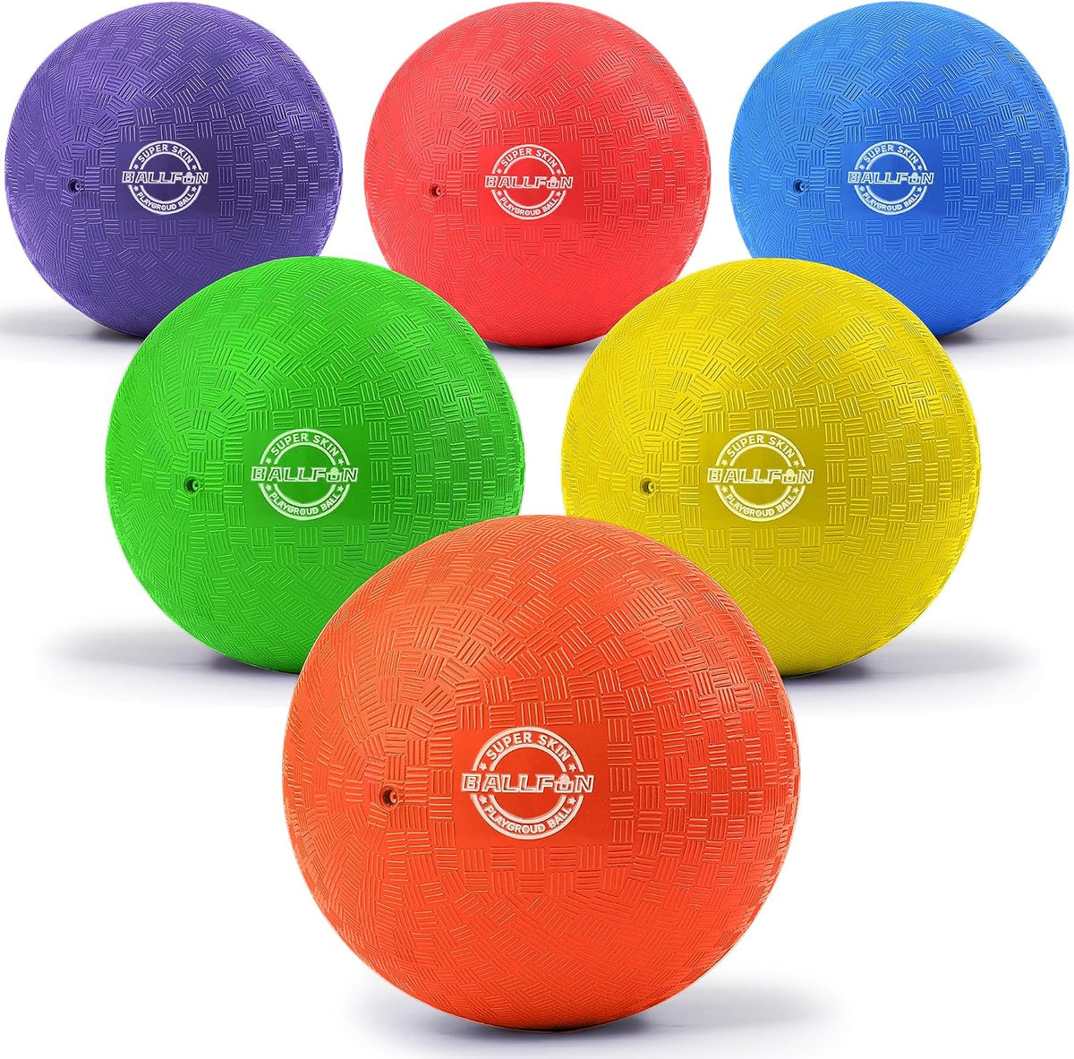 8.5 Inch Dodgeballs Playground Balls - 8.5-Inch - Pack of 6
