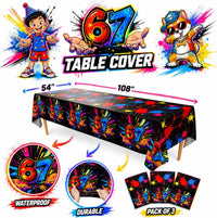 Stone Wall Table Covers, 54"x108" XL, Medieval Party Decorations - 67 (Pack of 3) - image 2