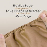 Wegreeco Washable Male Dog Belly Band - Large / Blue Gray Coffee - image 4