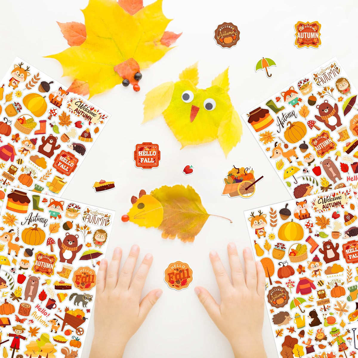 LINAYE 24 Sheets Happy Birthday Stickers, 730 Counts - Fall 24 Sheets - image 4