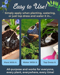 Organic Plant Magic - Truly Organic™ Fast-Acting Soluble Plant Food: All-Purpose Fertilizer Concentrate for All Flower Vegetable Herb Fruit Tree Shrub Container Garden & House Plants [Two 1 lb Bags]