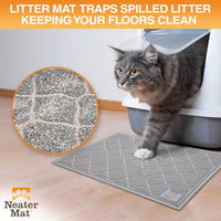 Neater Pets Neater Mat Cat Litter Mat - 17x24 / Grey - image 2