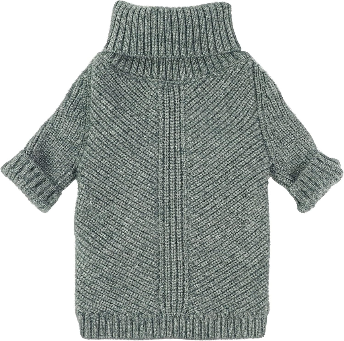 Fitwarm Thermal Knitted Dog Sweater Doggy Winter Coat Pet Clothes - X-Large / Heather Grey