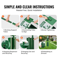 Dog Waste Station With 600 Dog Poop Bags Commercial Park Pet Poop Station
