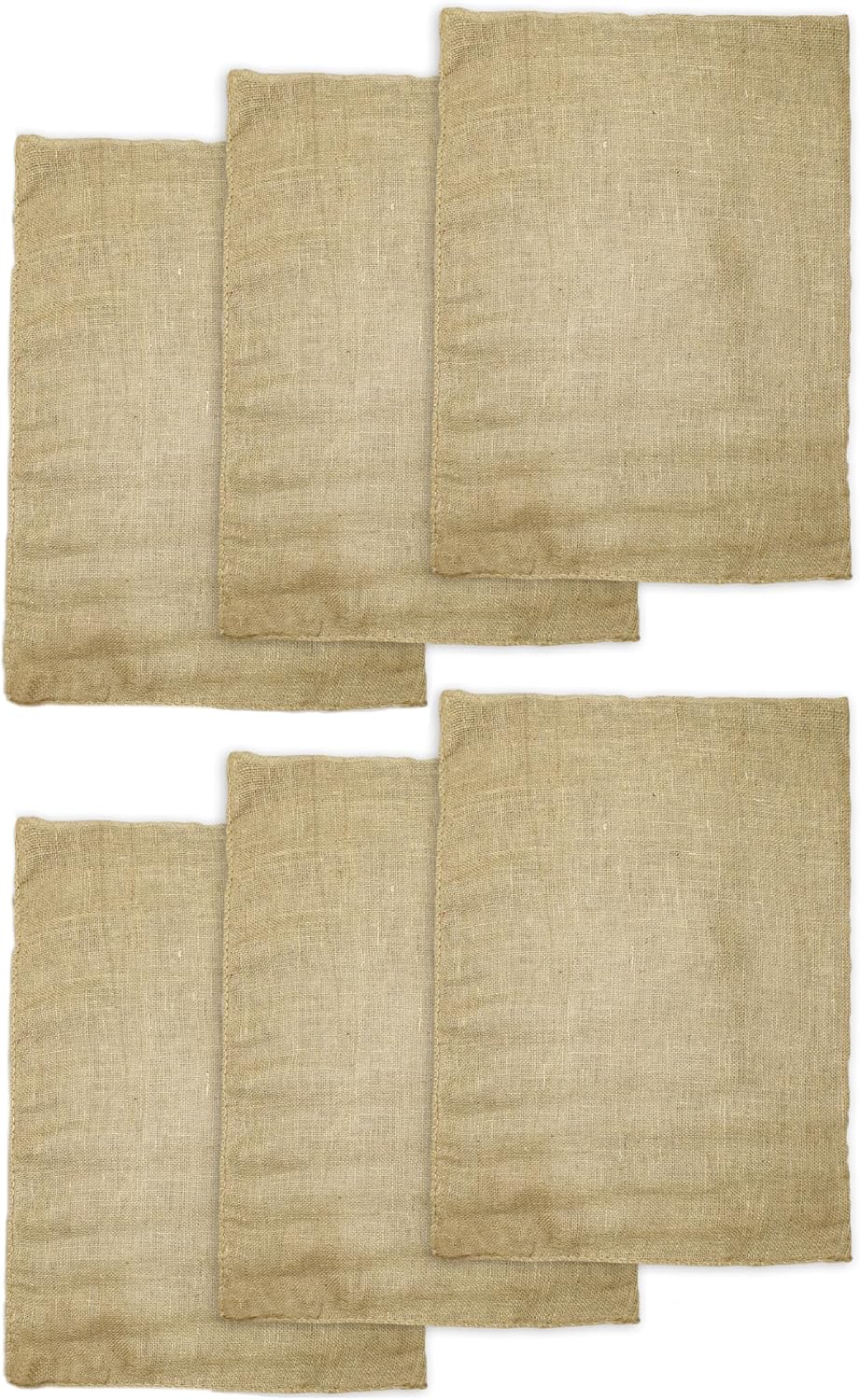 COTTON CRAFT Potato Sack Race Bag - 6 Pack - 24x39