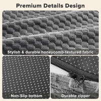 JOEJOY XL Orthopedic Dog Beds Large Sized Dog - Dark grey / XL(42"x 32"x 7") - image 3