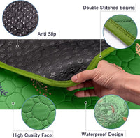 Sunheir 2 Pack Washable Guinea Pig Pee Pads, 24" x 48" Waterproof Reusable Guinea Pig Cage Liners, Absorbent Bedding Training Mat for Small Animal Guinea Pigs Rabbit Bunny Hamster - Green