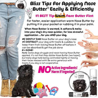The Blissful Dog Affenpinscher Nose Butter for Dry, Cracked Skin, Lick-Safe Dog Nose Balm with Moisturizing Shea Butter, Almond, Olive, and Essential Oils, Pet Supplies, Uncented, 0.50 oz.