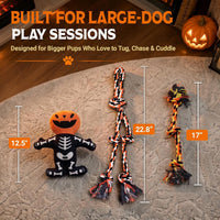 Pacific Pups Products Halloween Dog Toys 8-Pack for Small Dogs - Large Dog 3 Pack - image 3