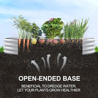 Land Guard Galvanized Raised Garden Bed Kit, 6×3×1ft Raised Garden Boxes Outdoor, Oval Metal Raised Garden Beds for Vegetables...