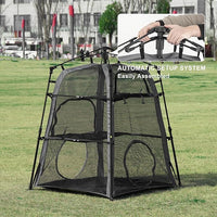 Cat Tower Tent,Outdoor Patio Cat Enclosures with Breathable Mesh,Indoor Playpen Portable Exercise Tent