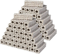 ALEGI Ceramic Bio Filter Media, Porous Media Filter Media for Sump Tank, Pond, Aquarium Fish Tank (Small 108 pcs)