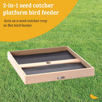 Birds Choice Pole Mount Seed Catcher Platform Feeder, Medium - image 3