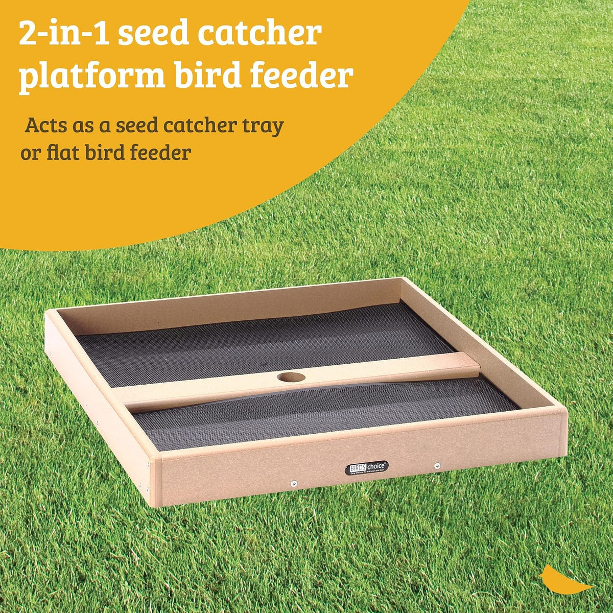 Birds Choice Pole Mount Seed Catcher Platform Feeder, Medium - image 3