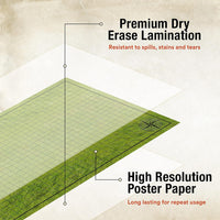 Tidyboss DND Starter Set, 3 x Double Sides 24x 36 Game Grid Mat - 2-pack - image 4